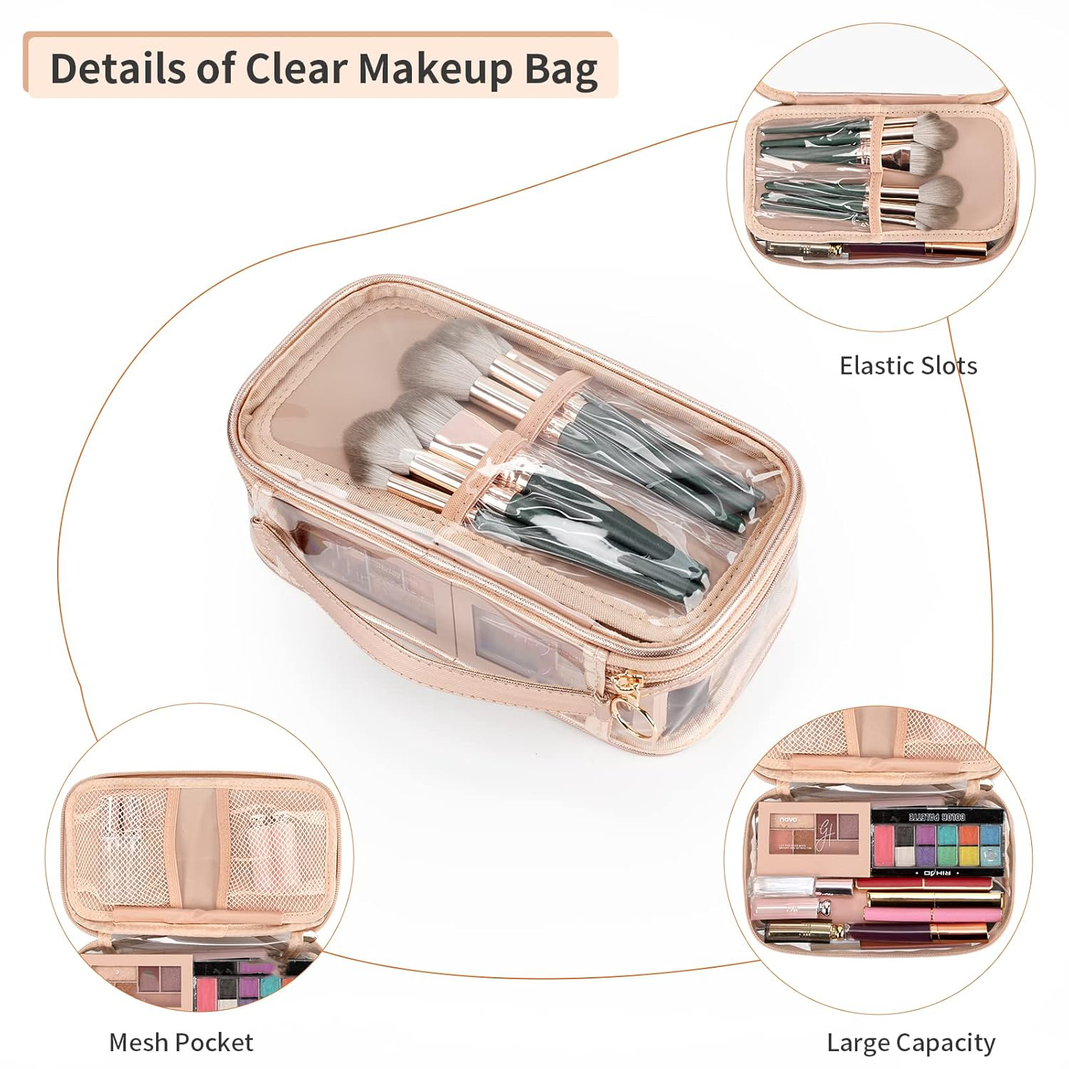 customized makeup brush bag